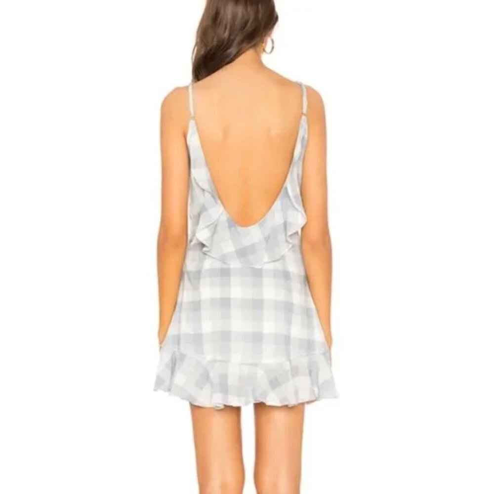 Beach Riot Hayden Wrap Dress in Gingham Size S NWT